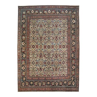 Late 19th Century Antique Persian Doroksh Carpet - 10'5" x 13'5" For Sale