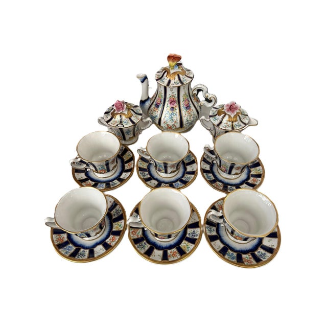 Late 19th Century Porcelain Coffee Service from Mouvements Modernes & Sévres / Cité de la Céramique, 1890s For Sale - Image 14 of 17