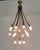 Mid-Century Modern Italian Chandelier in Brass, 1970s For Sale - Image 3 of 16