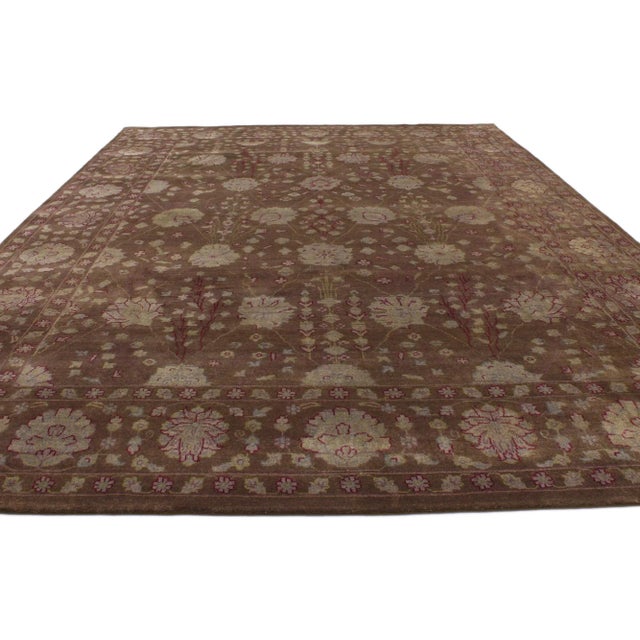 Contemporary Brown Transitional Area Rug - 07'08 X 10'00 For Sale - Image 3 of 5