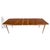 Danish Mid Century Modern Teak Boat Shape Dining Table w/ 3 12" Leaves MINT