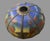 Glass Antique Reverse Painted Glass 8 Panel Table Lamp Landscape Shade For Sale - Image 7 of 11