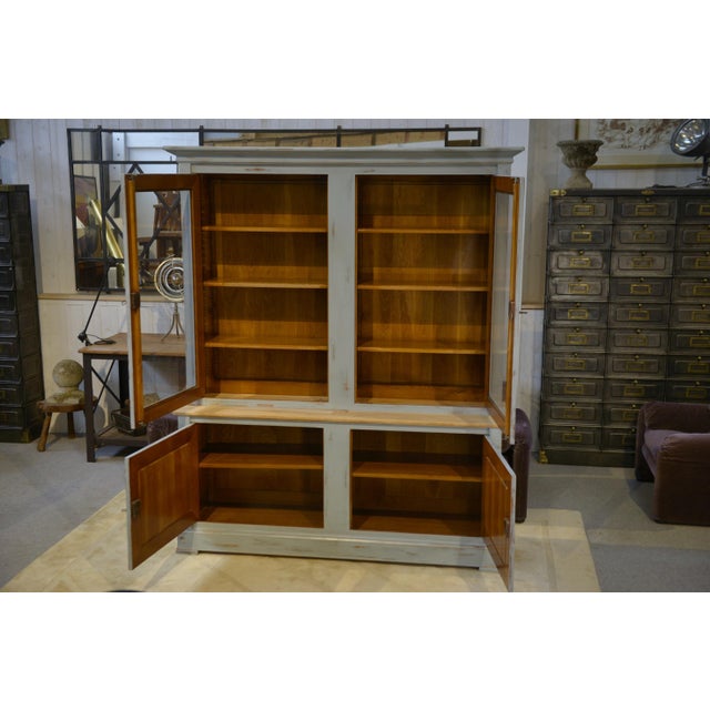 Patinated Two-Part Buffet by Crozatier, 1980s For Sale - Image 13 of 14