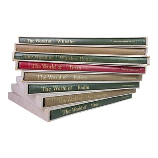 Vintage History of Art Famous Artists Book Collection - Set of 8 For Sale