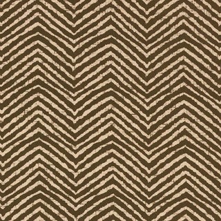 Sample - Schumacher Moka Fabric in Brown For Sale