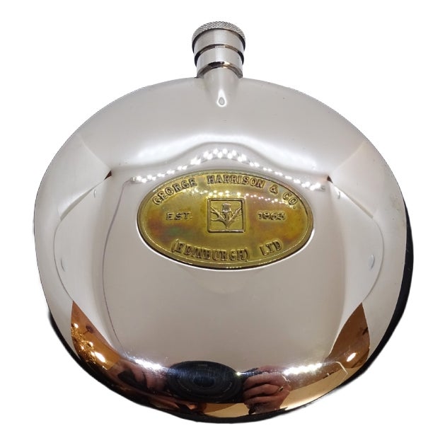 Sporran Hip Flask from Dalvey and George Harrison & Co, 1985 For Sale