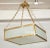 Art Deco Bespoke Art Deco Style Nickel and Brass-Plated Pendant Fixture For Sale - Image 3 of 8