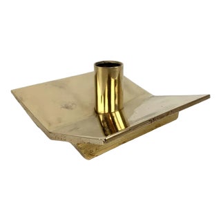 Scandinavian No. 70 Candleholder in Brass by Pierre Forsell for Skultuna, 1960s For Sale