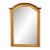 Broyhill Furniture Solid Oak Early American Country Style 36" Arched Mirror 2283-241 For Sale