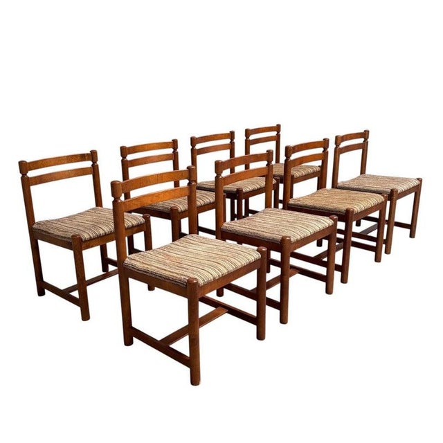 Vintage Dining Chairs from Asko, Finland, 1960s, Set of 8 For Sale - Image 17 of 17