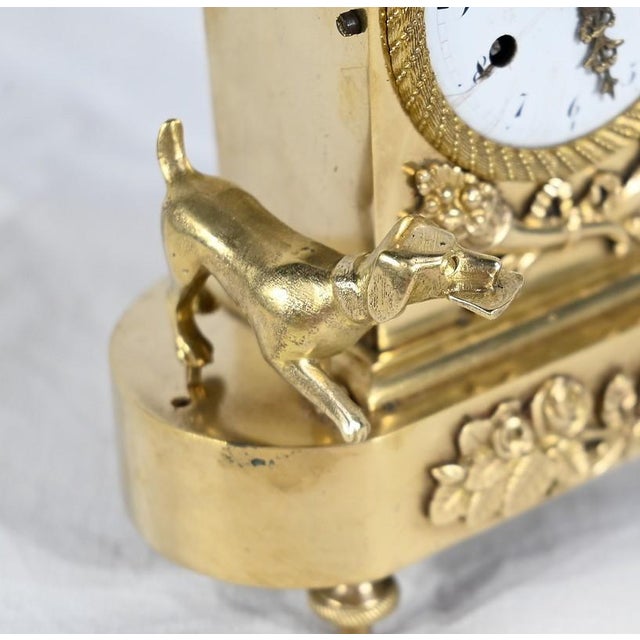 Small Empire Travel Clock, Early 19th Century For Sale - Image 11 of 18