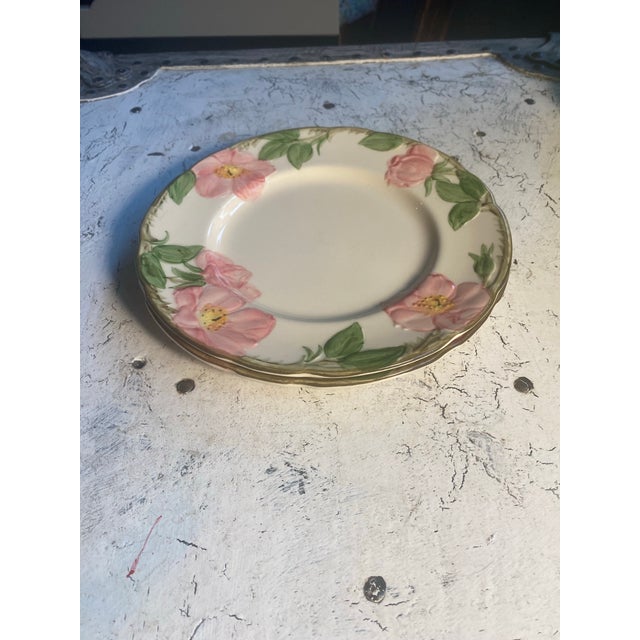 1980s Franciscan Desert Rose Salad Plates, Usa- Set of 2 For Sale - Image 11 of 12