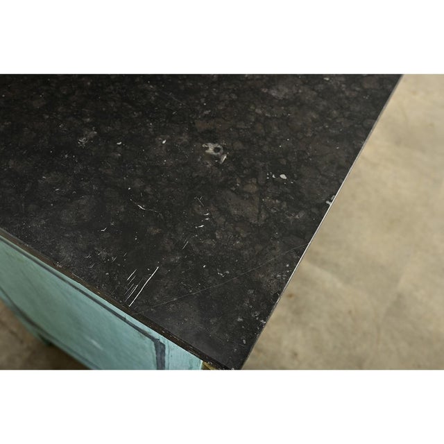 Wood French 19th Century Empire Painted Commode For Sale - Image 7 of 11