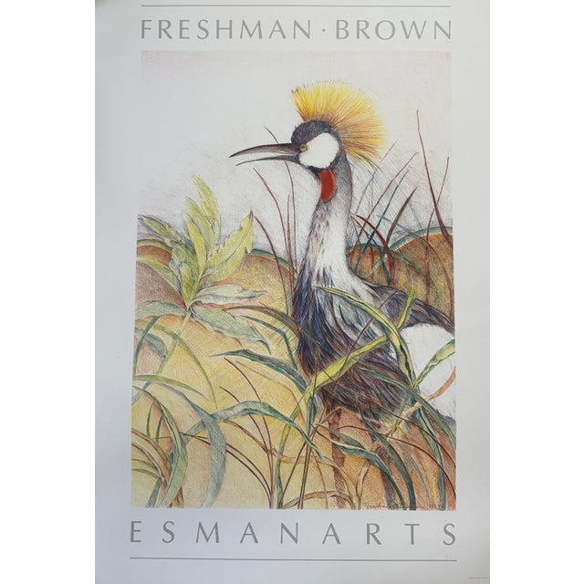 Artist: Louise Freshman Brown Title: Untitled (Avian Study) Year: 1984 Medium: Lithograph of the Original Signed Artwork...