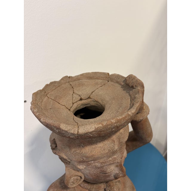 Ancient Majapahit Terracotta Handmaiden, 1500s For Sale - Image 10 of 12