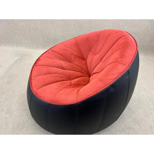 Red and Black Ottoman Chair from Ligne Roset For Sale - Image 12 of 18