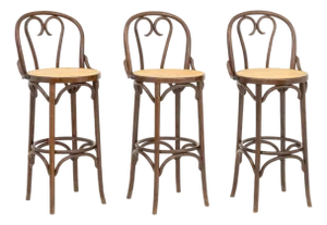 Thonet Attr. Bentwood Bar Stools, 3