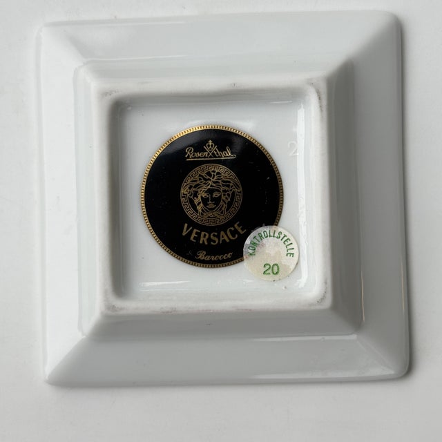 Postmodern Mini Barocco Ashtray by Versace for Rosenthal, 2003 For Sale - Image 3 of 9