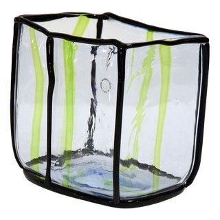 Epipedos Vase by Fulvio Bianconi for Venini, 1990s For Sale