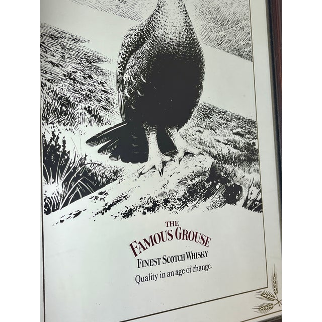 Vintage Advertising Mirror from Famous Grouse, 1970s For Sale - Image 14 of 17