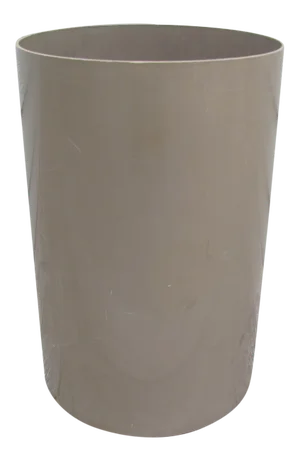 Kartell Light Brown Waste Basket Designed by G. Colombini