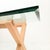 Brown Wooden Dining Table with Glass Top For Sale - Image 8 of 18