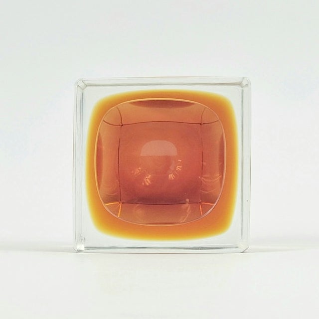 Sommerso Murano Glass Catchall by Flavio Poli for Seguso, Italy, 1970s For Sale - Image 6 of 7