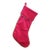 Hot Pink Peppermint Velvet Stocking For Sale
