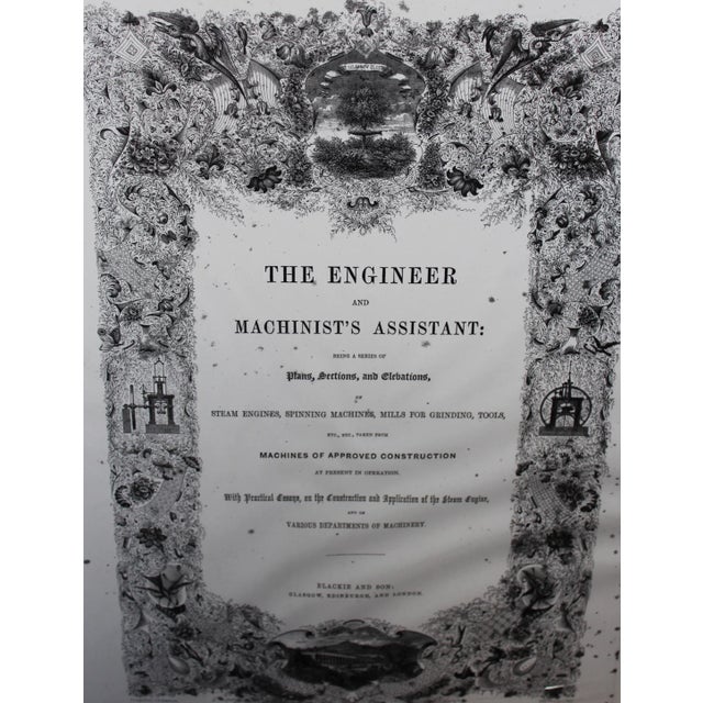 Printmaking Materials English Industrial Lithograph For Sale - Image 7 of 8