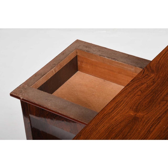 Art Moderne Exotic Woods Convertible Tea Table For Sale - Image 4 of 6