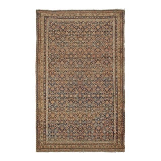 Antique Persian Malayer Rug With Polychrome Herati Floral Pattern - Rug & Kilim For Sale
