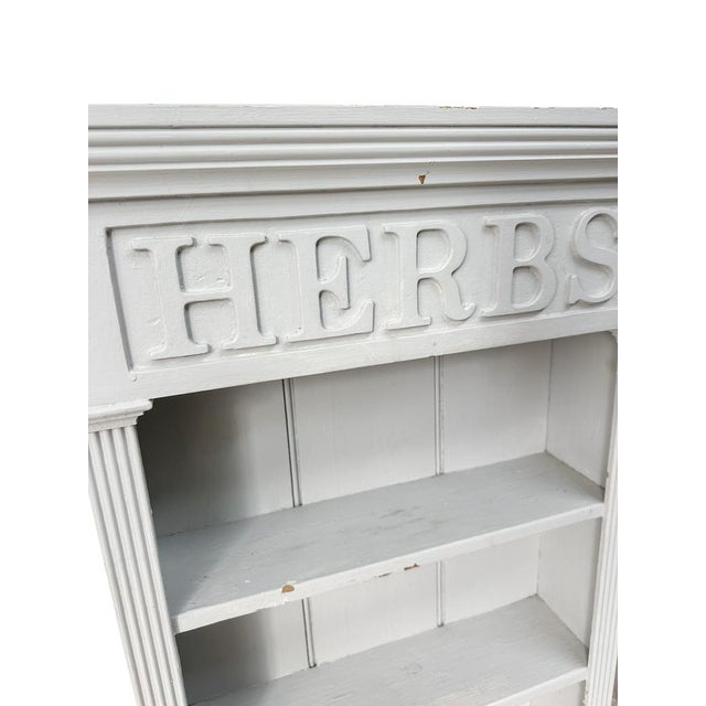 Vintage Herb Spice Rack in Wood For Sale - Image 6 of 12