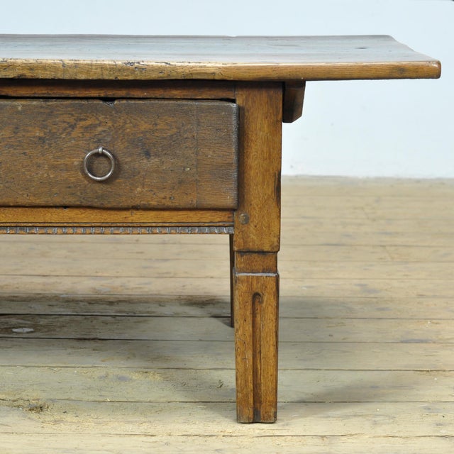 Wood Oak Coffee Table, 1820s For Sale - Image 7 of 15