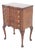 Queen Anne Revival Bedside Cabinet in Walnut, 1920s For Sale