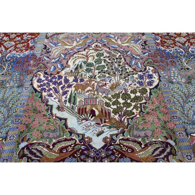 Hand-Knotted Kashmar Rug For Sale - Image 5 of 11