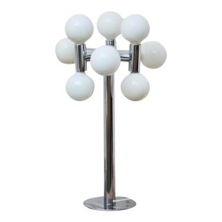1960s Chrome Bubble Table Lamp For Sale