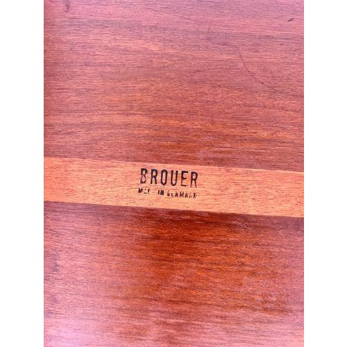 Double Teak Desk by Erik Brouer for Brouer Møbelfabrik For Sale - Image 4 of 11