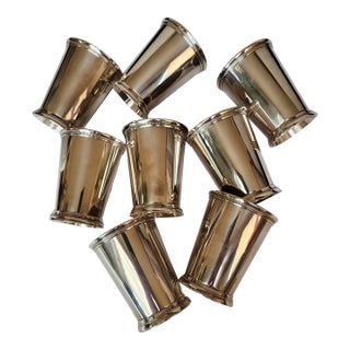 Seven Webster Wilcox Mint Julep Cups For Sale