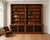 Napoleon III 2-Body Bookcase in Oak and Walnut For Sale - Image 4 of 6
