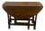 Antique Oak Gateleg Drop Leaf Dining Table, 1680s For Sale