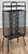 Black Vintage MCM Perforated Mesh Metal Atomic Magazine Holder Side Table Telephone Stand For Sale - Image 8 of 10