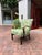 Elegant Danish Modern lounge chair crafted in Denmark, circa 1950s, featuring a solid oak frame with softly rounded,...