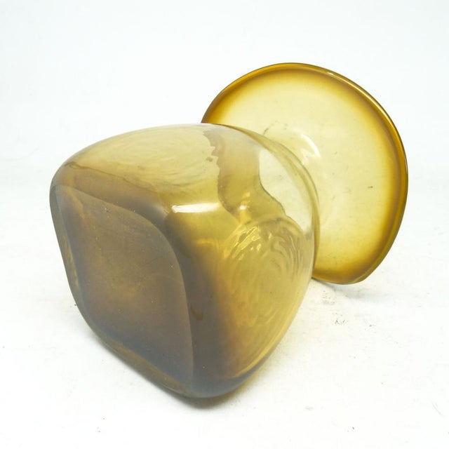 Vase by J. Słuczan-Orkusz for Cracow Institute for Glassworks, Poland, 1970s For Sale - Image 14 of 15