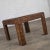 Late 20th Century Vintage Modern Square Lane End or Side Table With Carved Leg Design & Chevron Veneer Top For Sale - Image 5 of 13