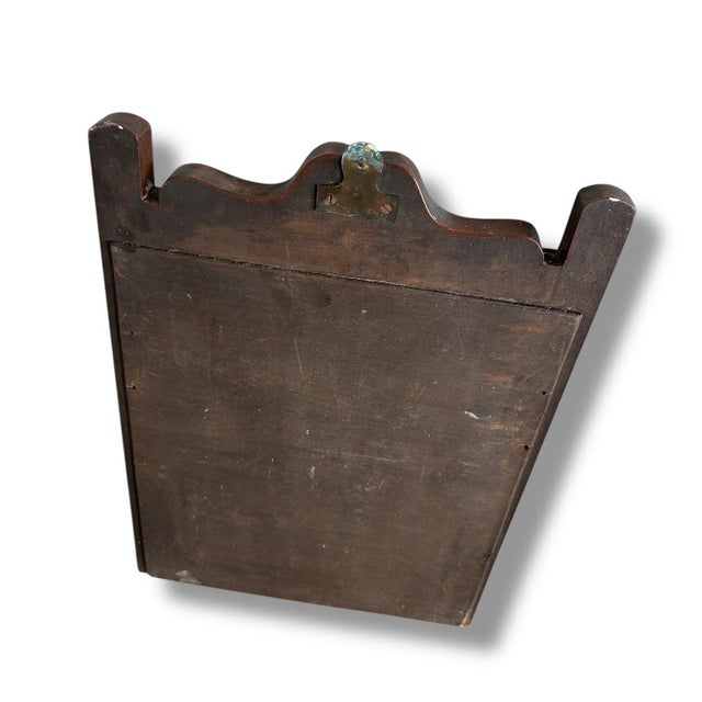 Antique French Rustic Mirror in Wood For Sale - Image 4 of 5
