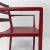 Italian Modern Armchair in Burgundy Varnished Wood, 1980s For Sale - Image 13 of 18