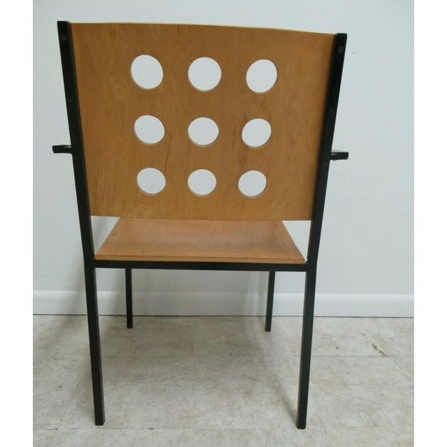 1990s Michael Graves Design Kron Prototype Stack Concept Armchair Round Pilon For Sale - Image 12 of 13