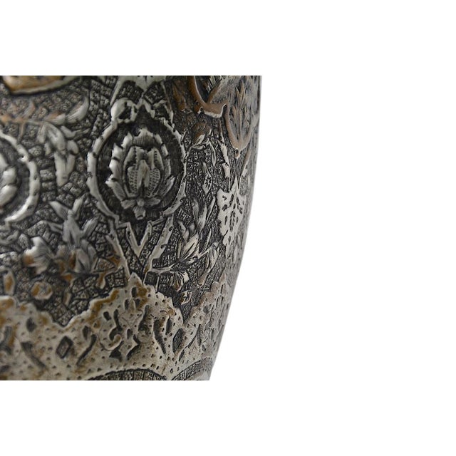 Copper Vase with Engraving, 1940s For Sale - Image 10 of 16