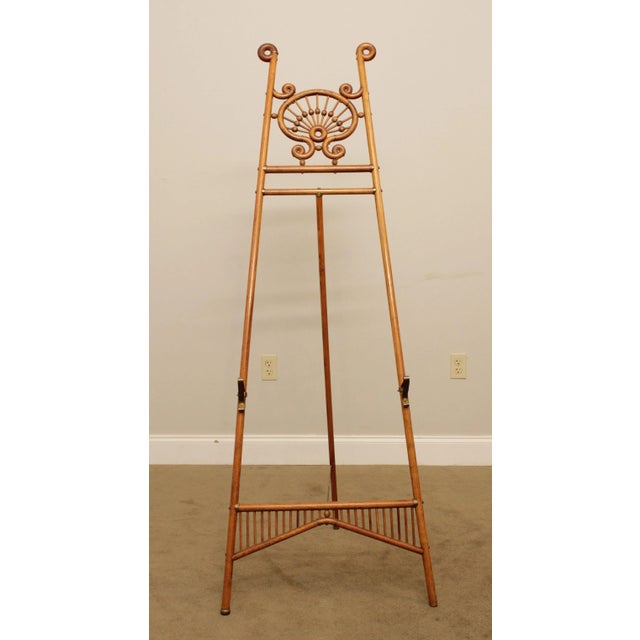 High Quality Antique Solid Oak Easel, Pat'd Dec 8 1891