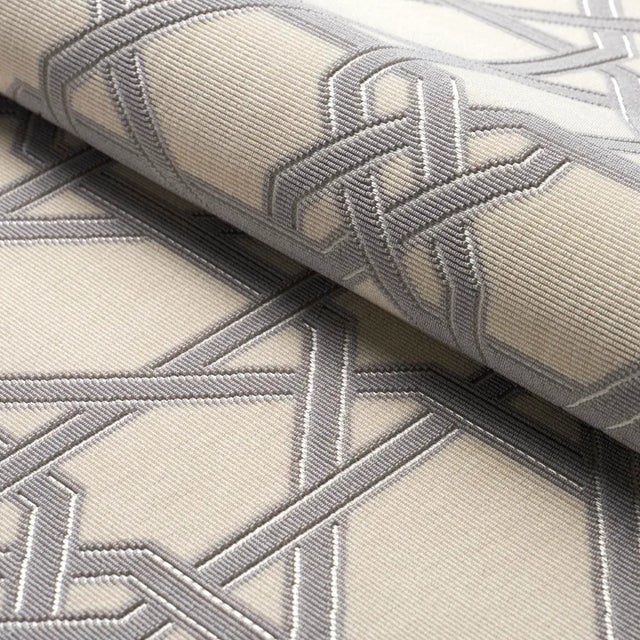SAMPLE - Schumacher x Mary Mcdonald Le Maroc Epingle Fabric In Dove ...
